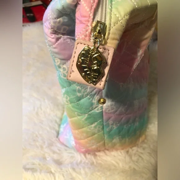 Luv Betsey Betsey Johnson Colorful Pastel Quilted Women's Bag - Picture 9 of 16